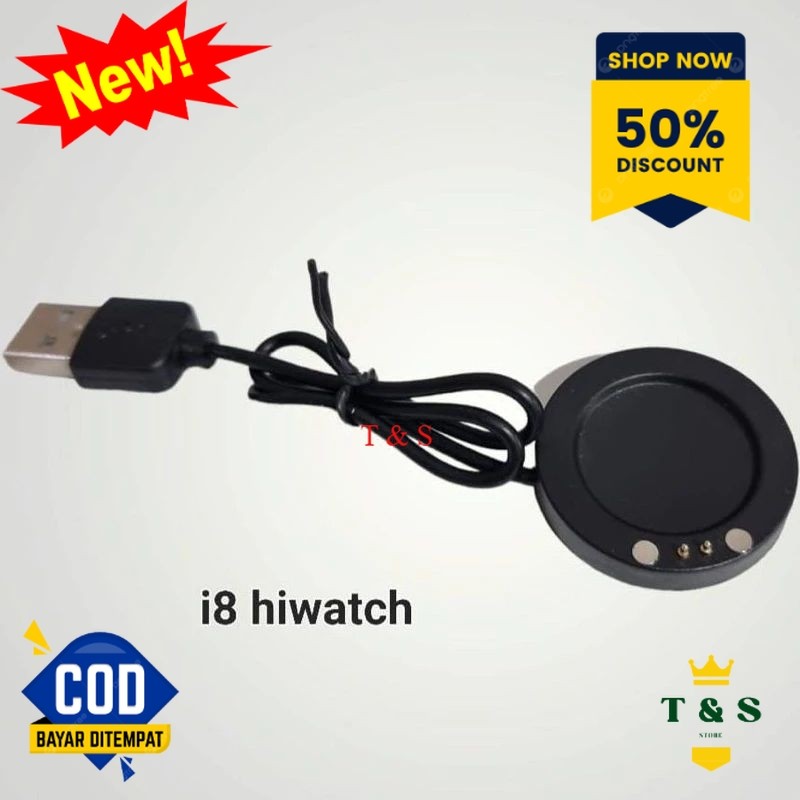 Cas Charger Magnet Smartwatch i8 pro max L ORIGINAL