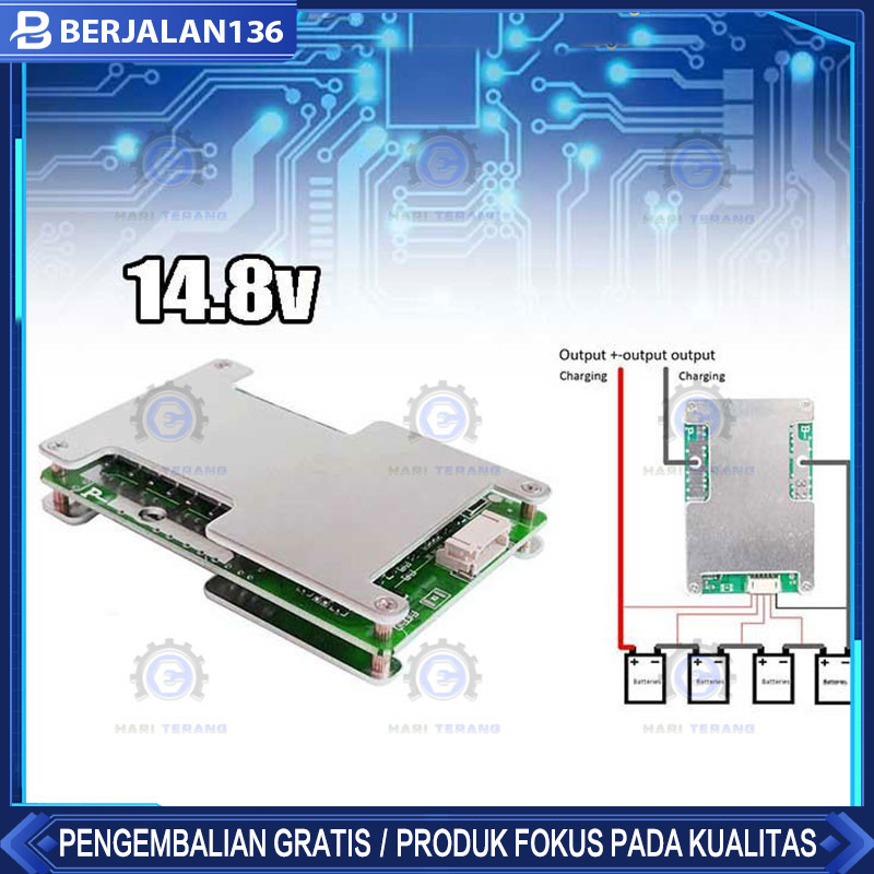 BMS 4S 100A 12V lifepo4 3.2V COMMON PORT BMS 120A BMS120A