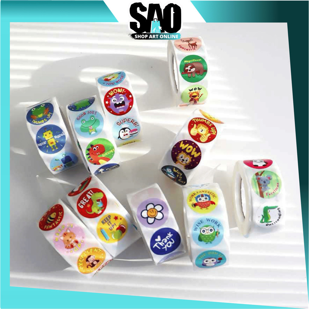 

SAO - 6593 500 Pcs Stiker Selamat Menikmati / Stiker Usaha Makanan / Roll Bulat 500 PCS / Tempelan Catering Variatif / Sticker Bulat Roll Makanan Kue Terima Kasih