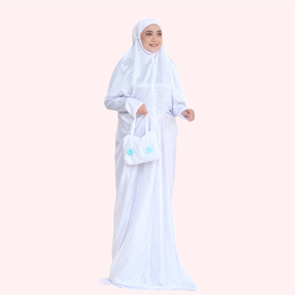 Mukena Terusan Mukena Setelan Annur Mukena Bordir Bunga Mukena Putih Polos Mukena Murah Dewasa