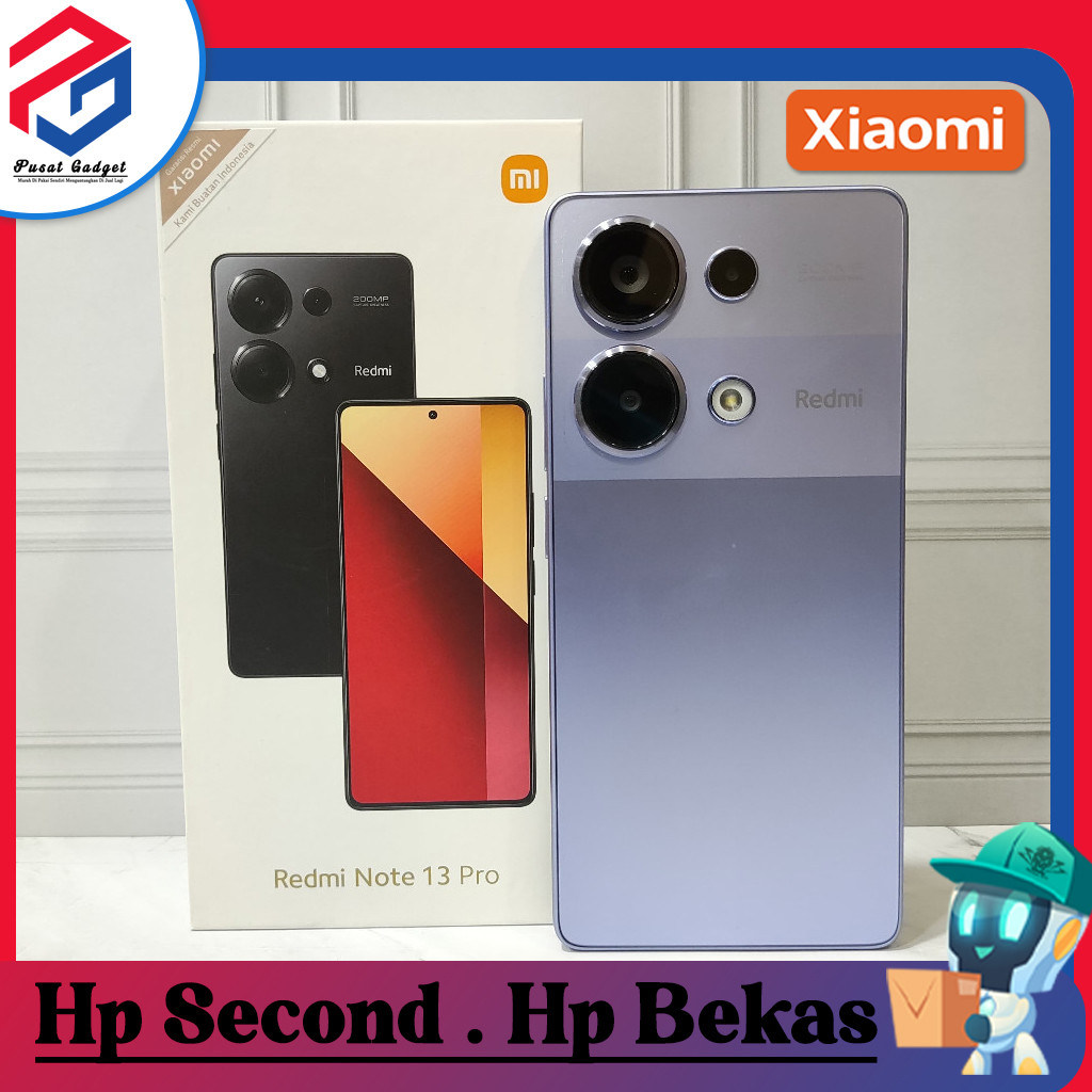 Xiaomi Redmi Note 13 Pro 4G | 5G Ram 8/256GB | Ram 12/512GB Second Pusat Gadget