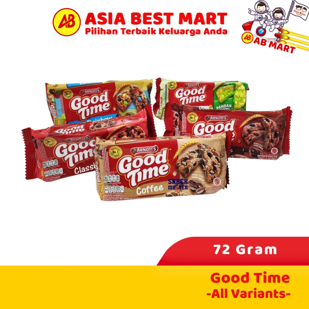 

Good Time Double Choc Chocochips Cookies 72Gr Biskuit Snack Cemilan