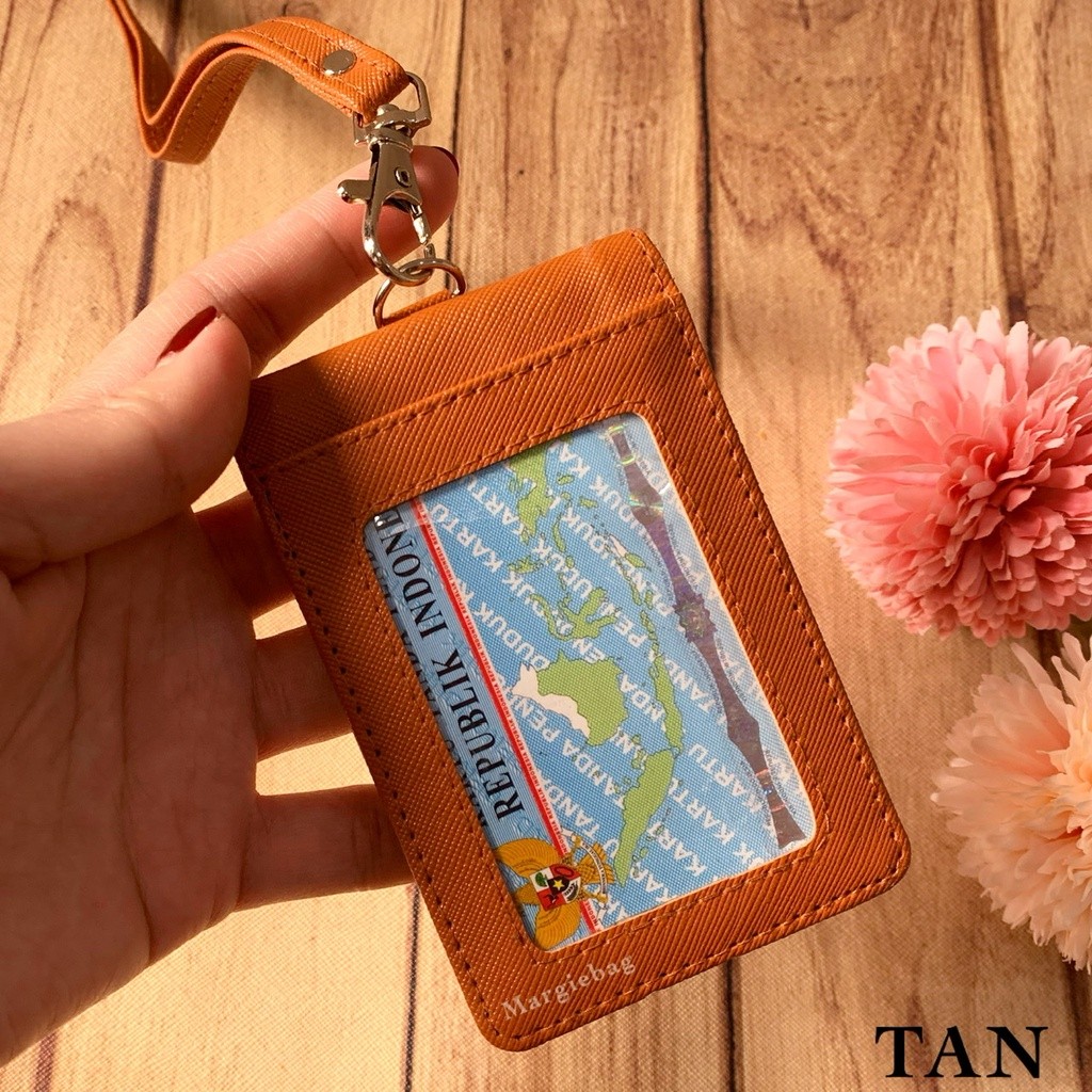 

ID Card Leher Pria wanita dompet kartu pengenal gantung leher Name Tag ID Card Holder Kulit Lanyard Termurah Berkualitas PU Leather Lanyard NameTag ID Card Holder BISA COD