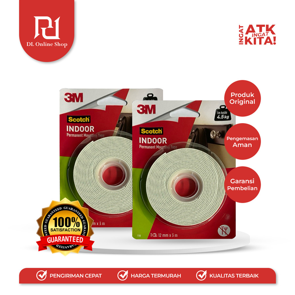 

3M DOUBLE TAPE FOAM 1” (1ROLL)