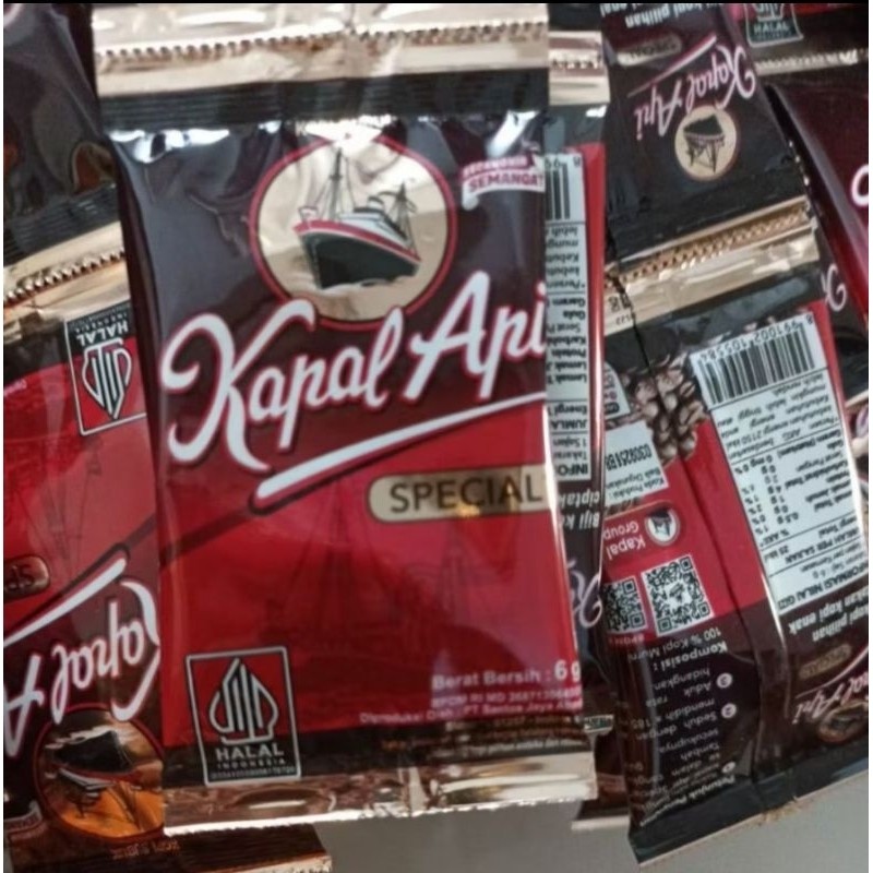 

Kopi Kapal api Spesial Mini Tanpa Gula isi 10 sachet 6 gram (HARGA 1 RENTENG) kopi kapal api / kapal api mini murah