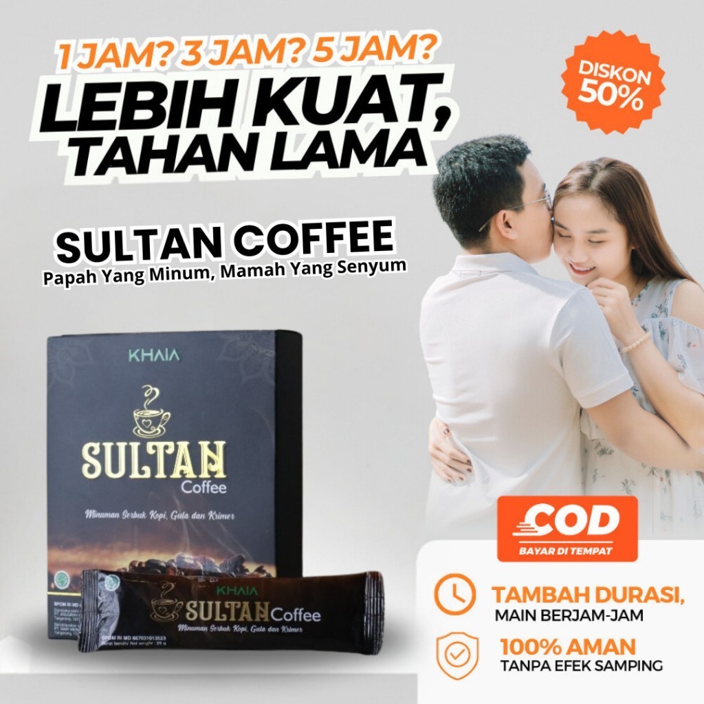

KOPI SULTAN 1 BOX ISI 10 SACHET 100% original aman sudah berizin BPOM bukan KW