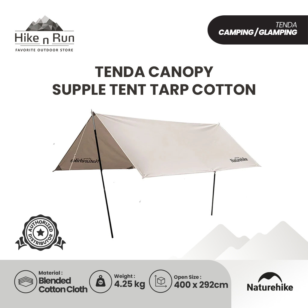 Naturehike NH20TM003 Supple - Tenda Flysheet Camping Besar