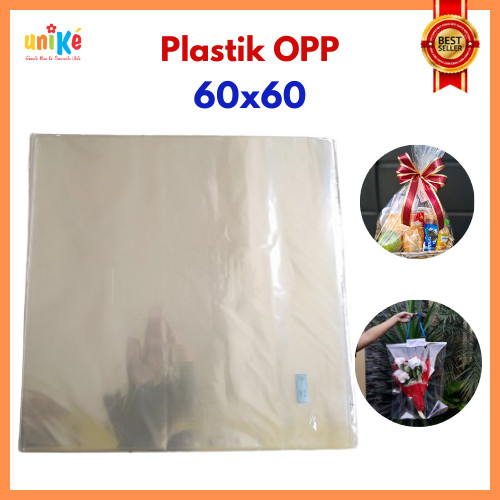 

Kantong Plastik Parcel 60x60 cm OPP BENING Jumbo Tebal Buket Bunga Bingkisan Hampers Parsel Lebaran Souvenir Ulang Tahun Anak Tanpa Lem