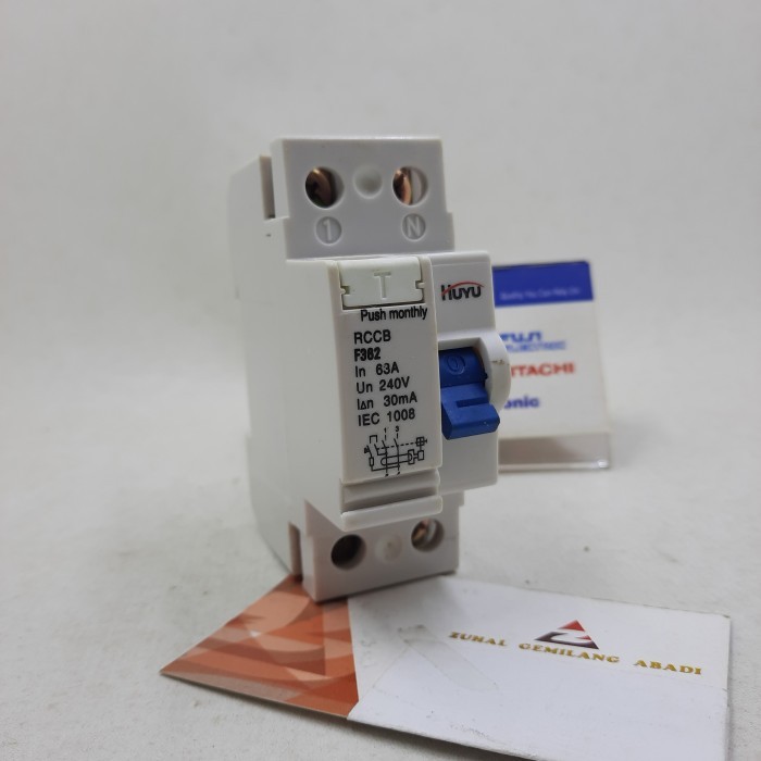 TJP99 RCCB (1P+N) (16/25/40A),RCCB HUYU - 63 A