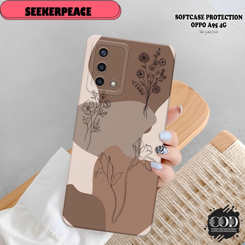 Case Hp OPPO A95 4G Terbaru - KAYZORA - Fashion Case Aesthetic - Softcase OPPO A95 4G - Silikon Tpu 
