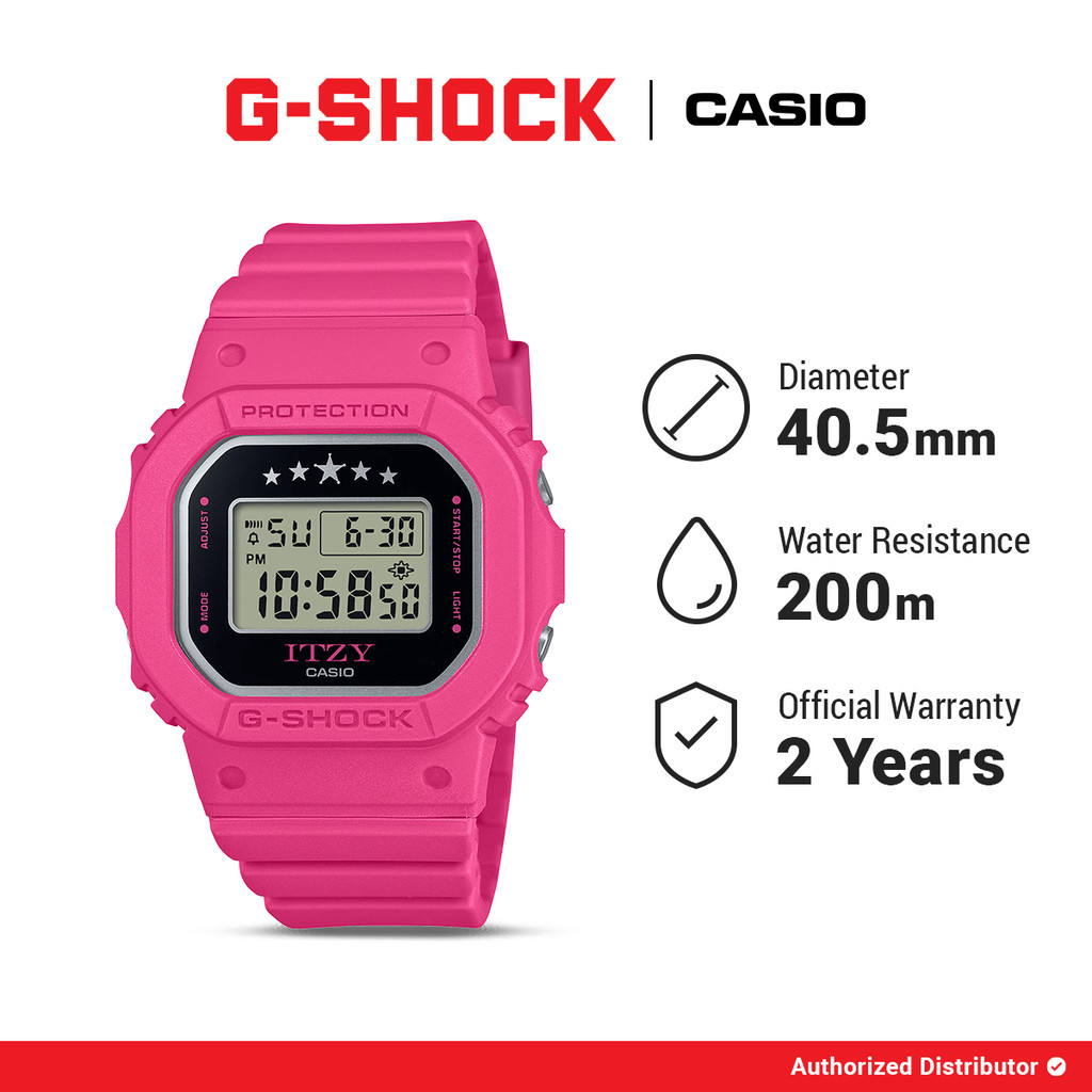 G-Shock ITZY Jam Tangan Wanita GMD-S5610IT-4ADR Original Digital Pink
