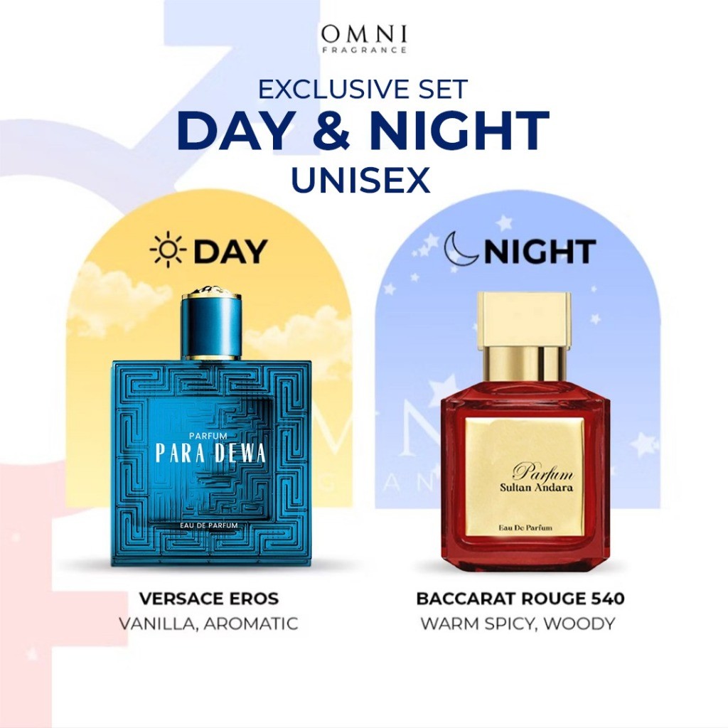 BUY 1 GET 1 Day & Night Set Unisex Parfum 100% Original Singapore Parfum Wanita Tahan Lama Parfum Pa