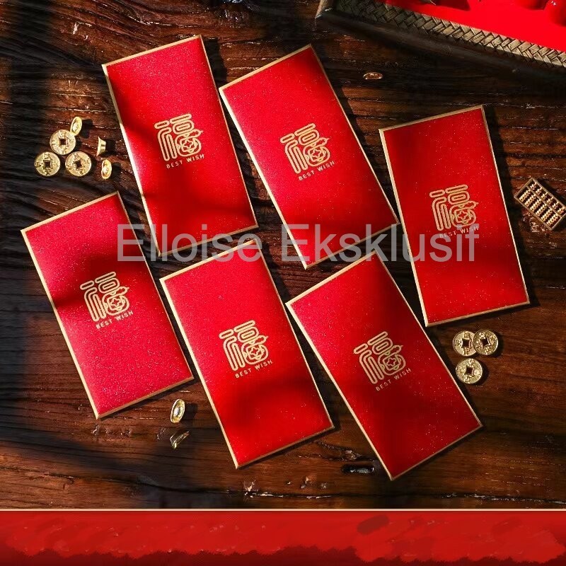 

Elloise Angpao Imlek Pendek Snake Ular 2025 Tebaru 6pcs amplop tahun baru Angpau Sanggit Wedding EA124 Tahun Lunar amplop/angpao ular/angpao ular 2025/angpao imlek 2025