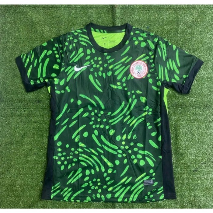 ✨TERLARIS  -( EURO 2024 ) Jersey bola NIGERIA AWAY grade ori - NIGERIA BERCAK, S