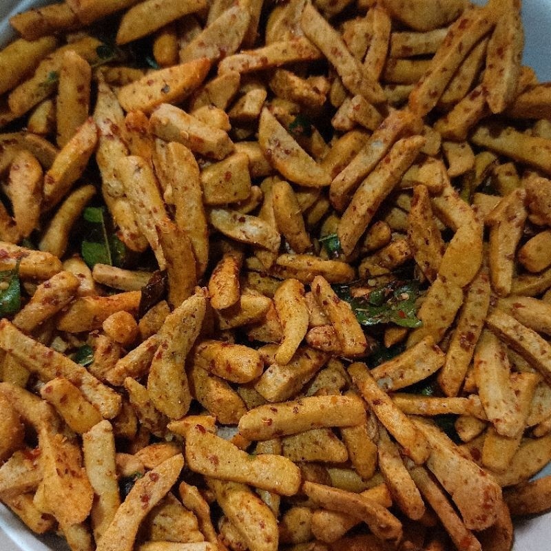 

Basreng pedas daun jeruk enak gurih kriuk 1kg