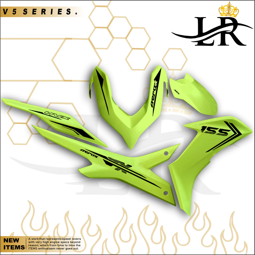 STICKER STRIPING AEROX NEW 155 STRIPING VARIASI AEROX NEW 2019-2024 LIS SIMPLE STYLE