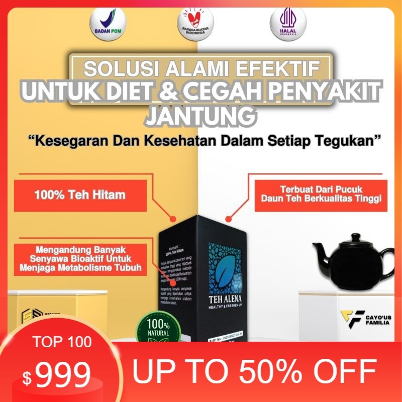 

Teh Alena Original Teh Hitam Asli Berkhasiat Untuk Menambah Metabolisme Tubuh Dan Sudah BPOM