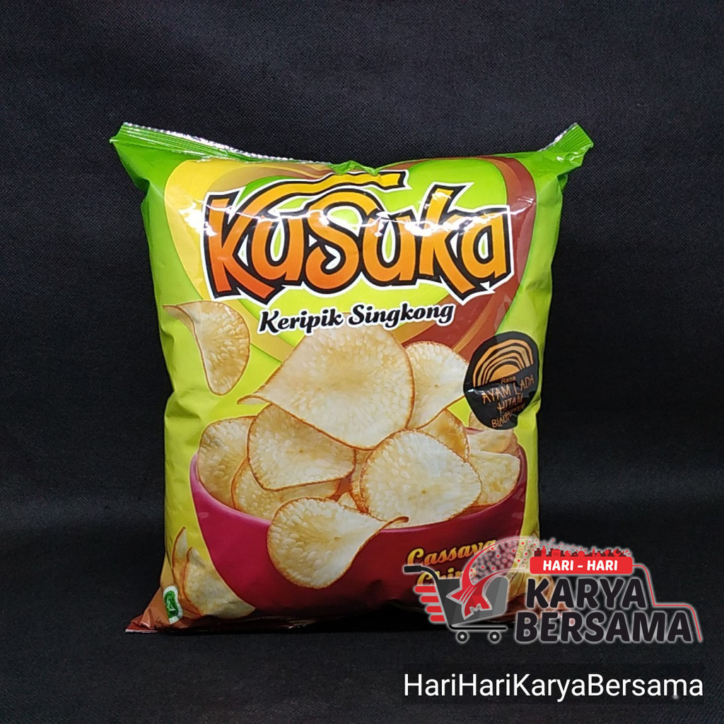 

SNACK KUSUKA KERIPIK SINGKONG AYAM LADA HITAM 180GR