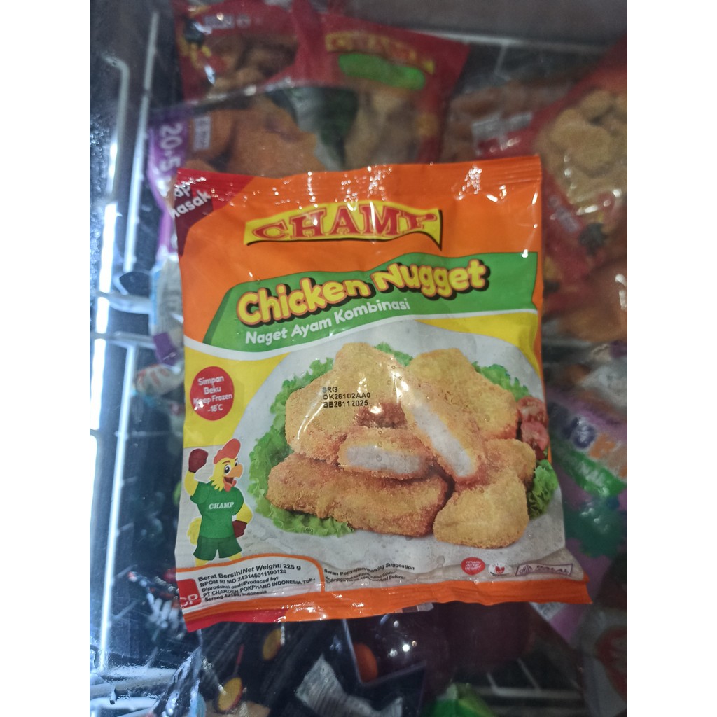 

Champ Nugget Ayam 225 Gr PCS