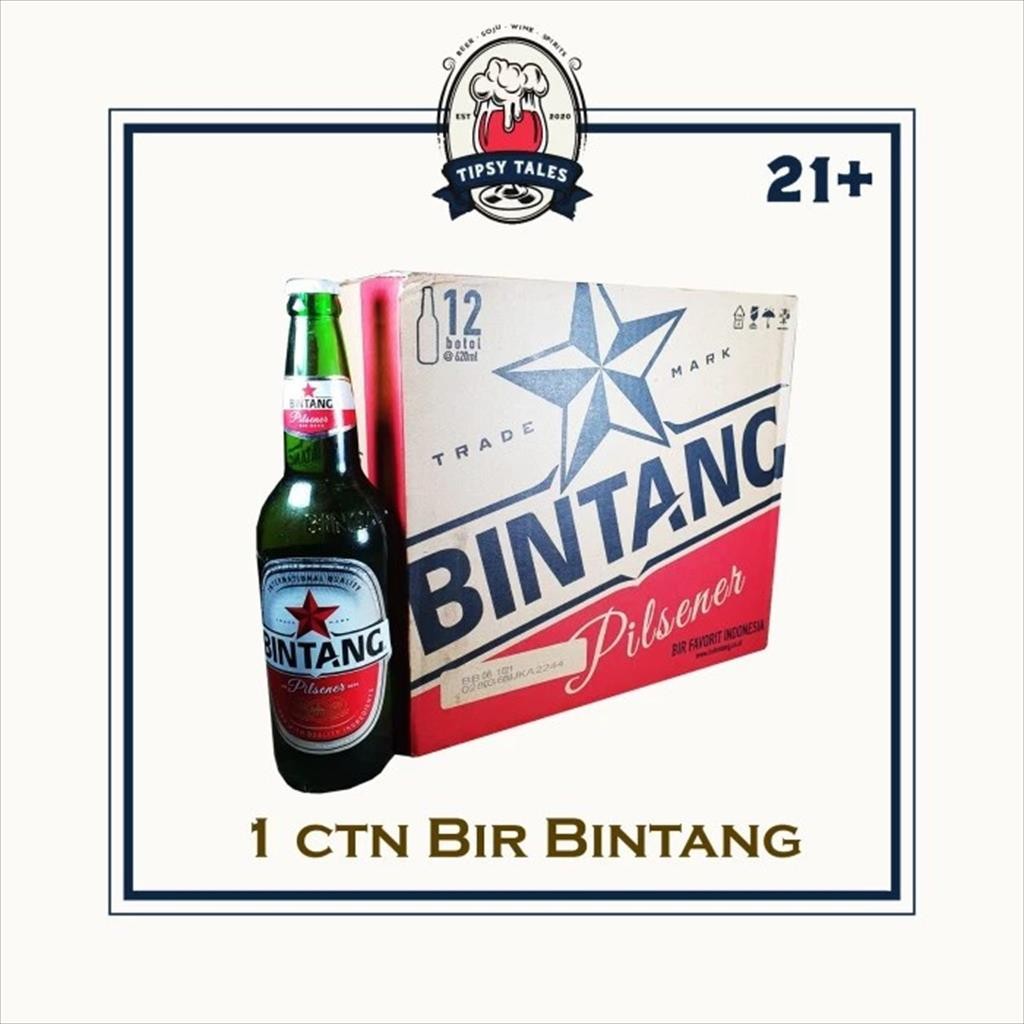 

1 ctn Bir Bintang Pilsener 620ml ( 12 pcs )