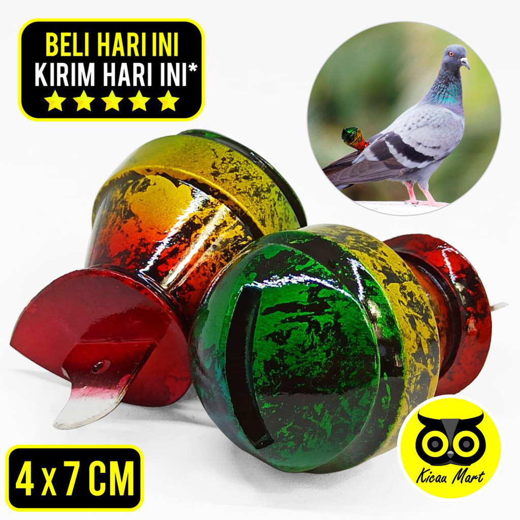 KICAU MART Sawangan Merpati Sempritan Jumbo Yakul Airbrush Hatong Kayu Fiber Peluit Latih Burung Mer