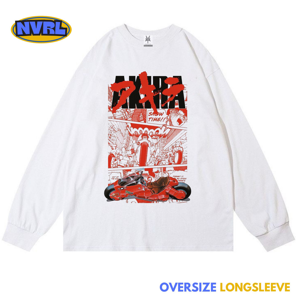 Kaos oversize longsleeve anime Akira vintage tee