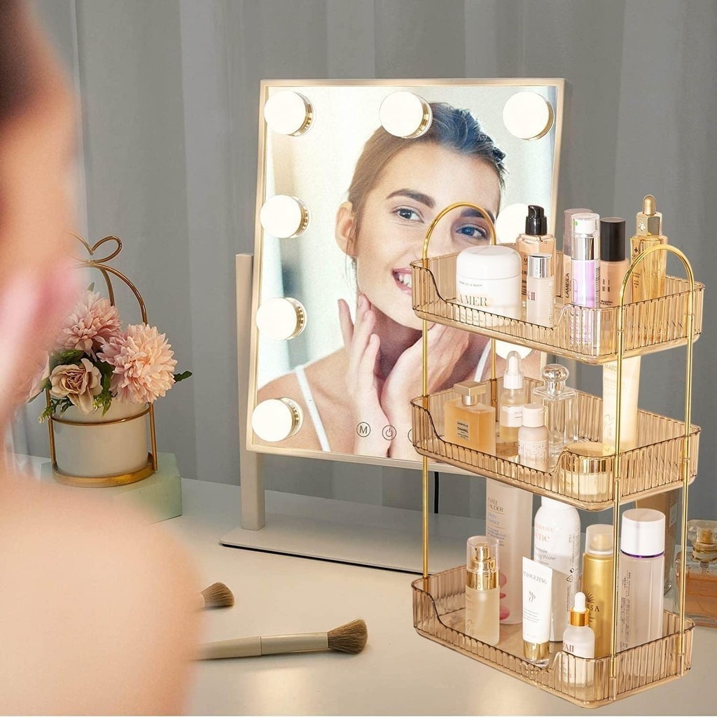 Rak Aqua Gelas Estetik Rak Serbaguna Tempat Kosmetik Tempat Aqua Gelas Estetik Mewah