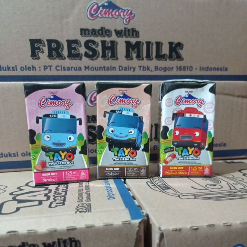 

SUSU CIMORY UHT FRESH MILK 125ml / 125 ml