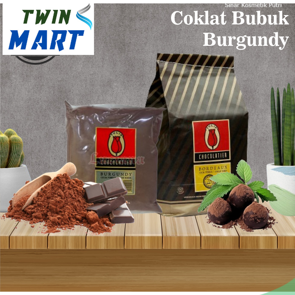 

Coklat Bubuk Repack Burgundy / Tulip Burgundy Cocoa Powder 250gr