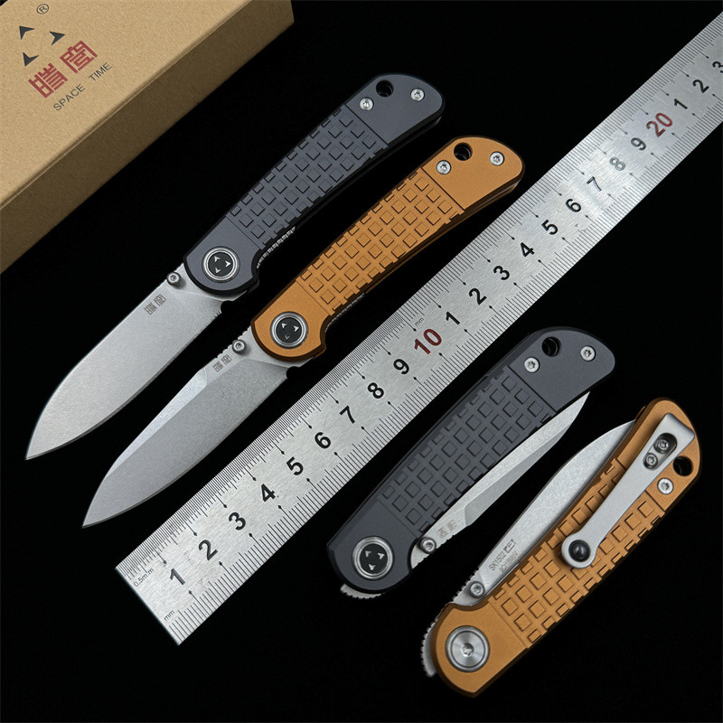 Space Folding Knife SK1502 9Cr18MoV Steel Aluminum Alloy Handle Pocket Camping Hunting Outdoor Survi