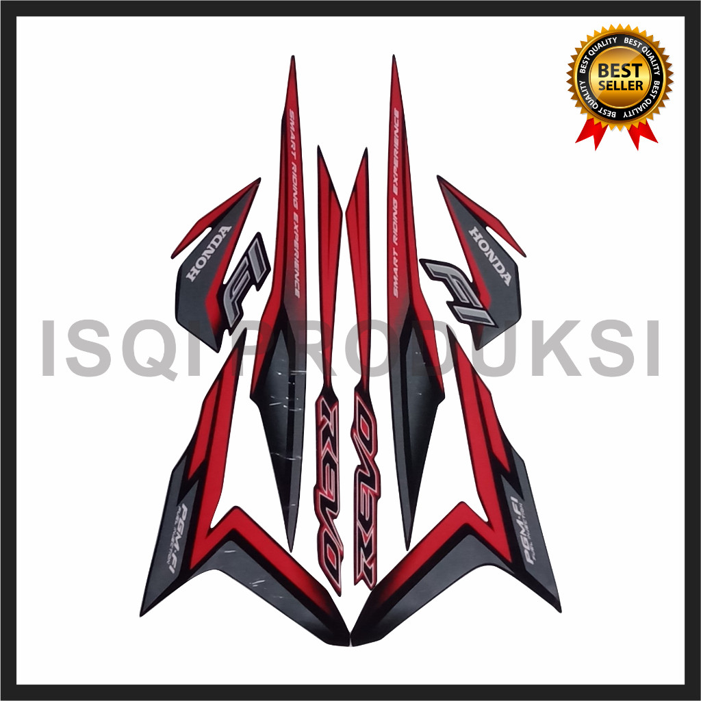STIKER STRIPING LIS BODY MOTOR REVO FI 2016 LIS BODY MOTOR REVO FI 2016 BERKUALITAS TERBAIK