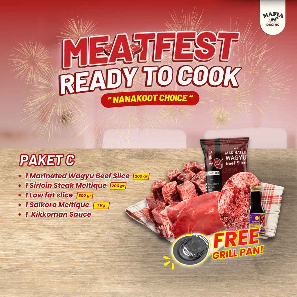

Mafia Daging Paket Grill Nanakoot's Choice - Paket C