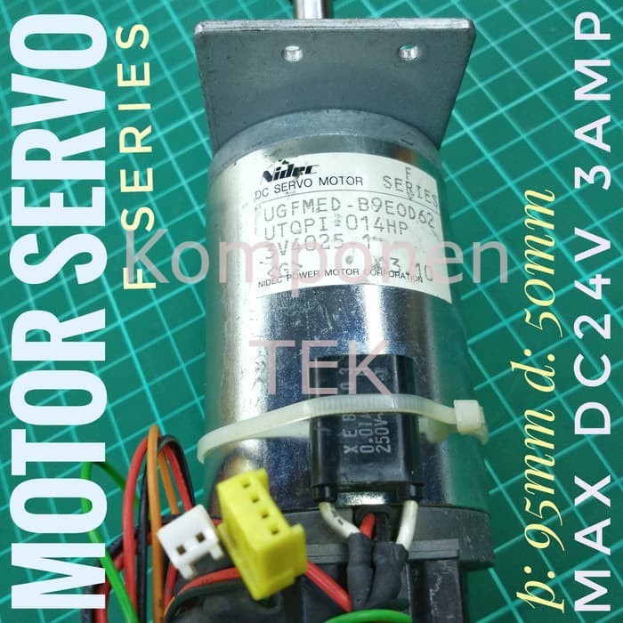 NIDEC DC SERVO MOTOR F SERIES, seken, max 24V