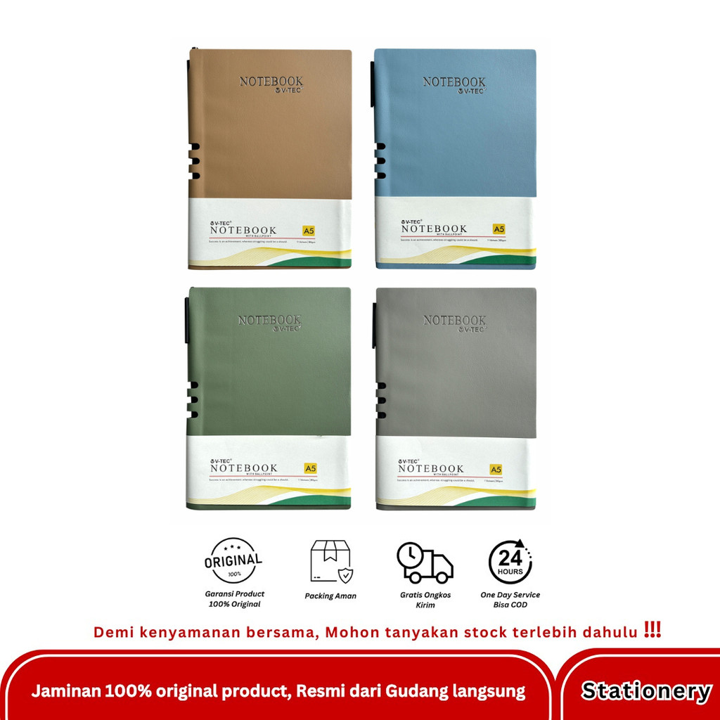 

V-TEC NOTEBOOK NB 492-25/A5 116 SHEETS 80 GSM