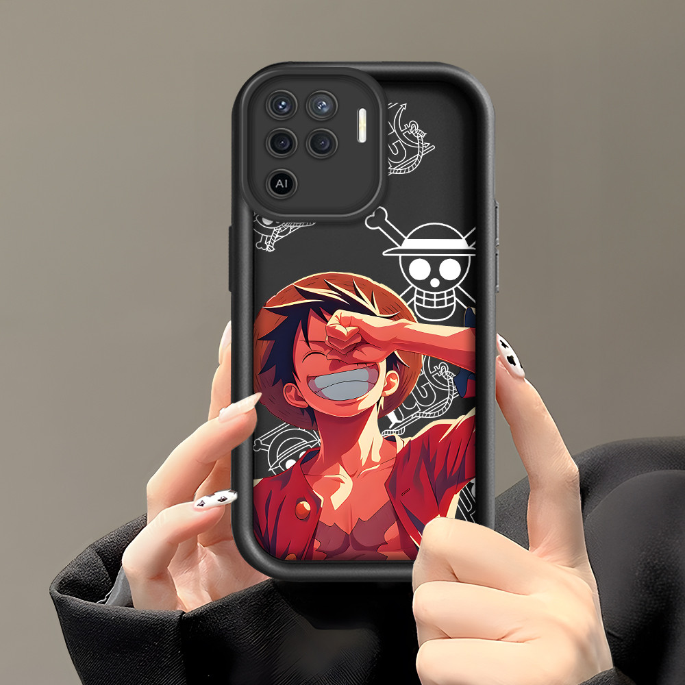 Casing Hp Untuk OPPO A94 Reno 5F Handphone Silikon Case Handsome Luffy Boy 4102 Terbaru Phone Softca
