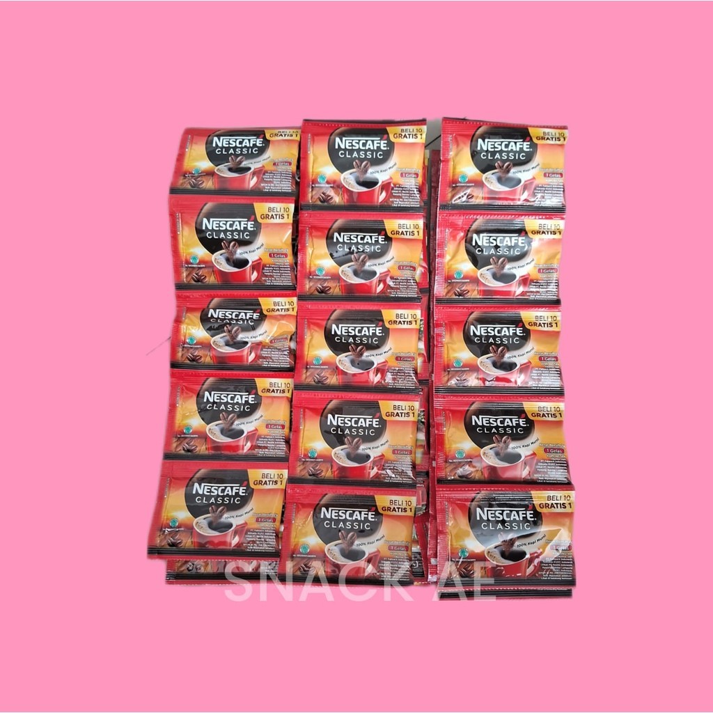 

Nescafe Kopi Instant Classic Renteng 10 sachet X 2g