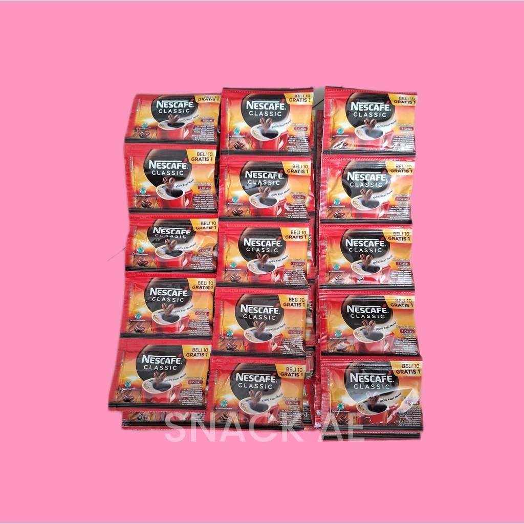 

Nescafe Kopi Instant Classic Renteng 10 sachet X 2g