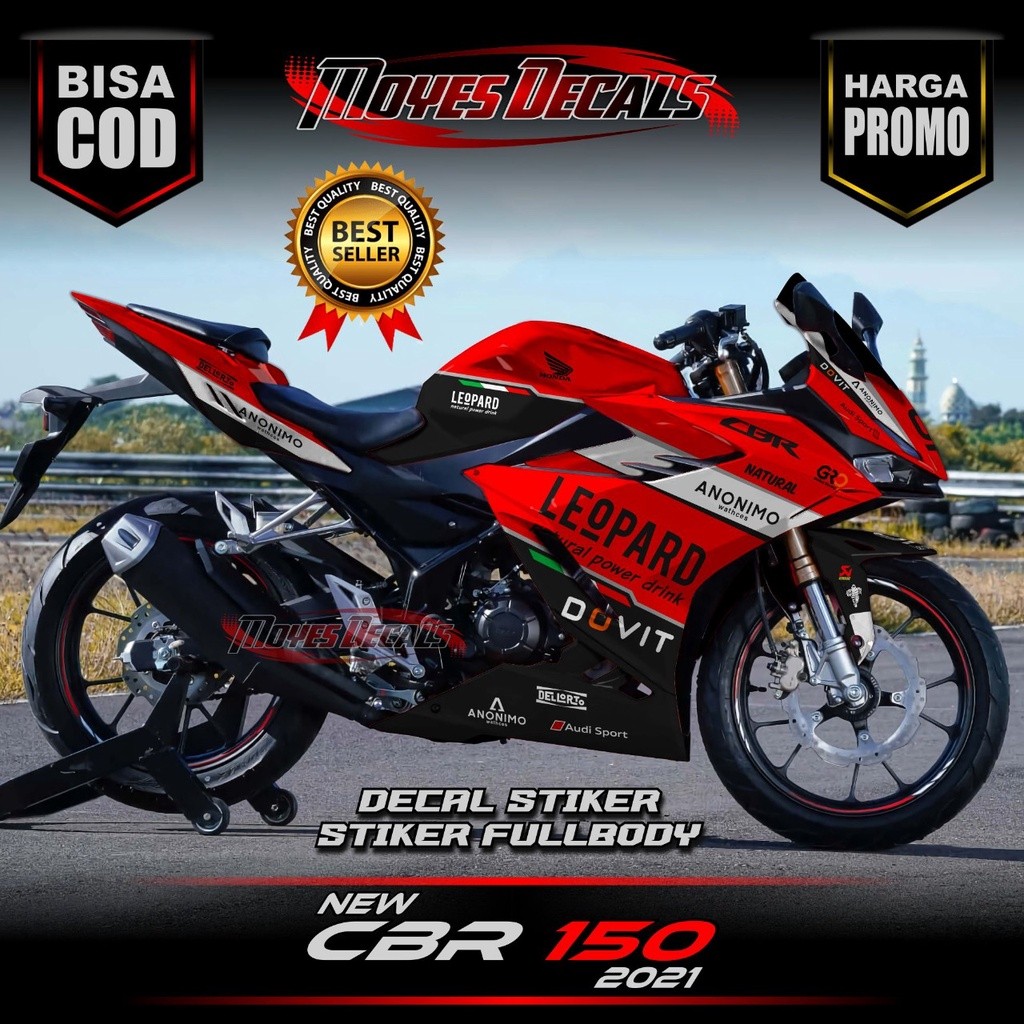 Decal Cbr 150r 2021 Full Body Leopard
