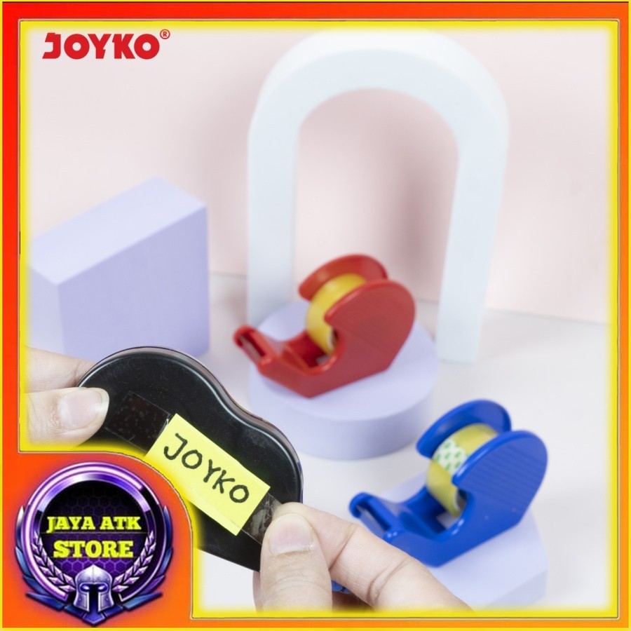 

Tape Cutter Kecil JOYKO TC-117 Tape Dispenser Pemotong Pita Perekat Isolasi Bening