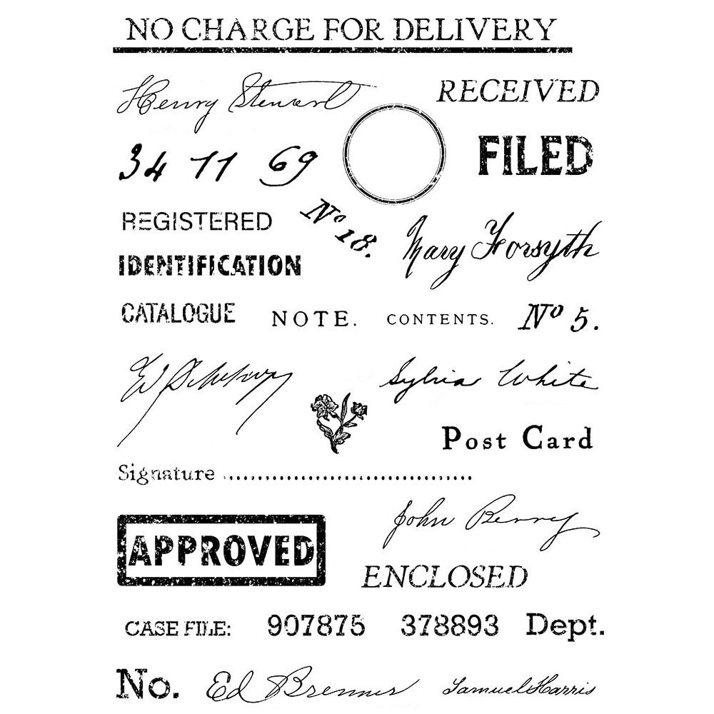 

2023 New Signatures English Clear Stamp for Scrapbooking Transparent Silicone Rubber DIY Photo Album Decor 1130