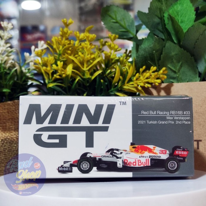 Mini GT Red Bull RB16B #33 Max Verstappen 2021 Turkis Grand Prix 2nd Place 680