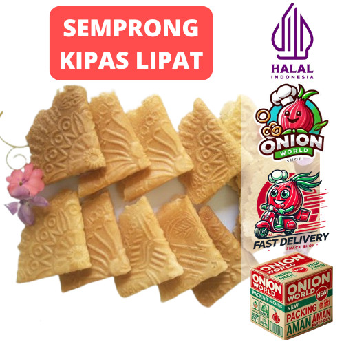 

UWD KUE SEMPRONG KIPAS LIPAT 250gr Kue Semprong Kekinian Kue Semprong Kiloan Viral Kue Semprong Wijen