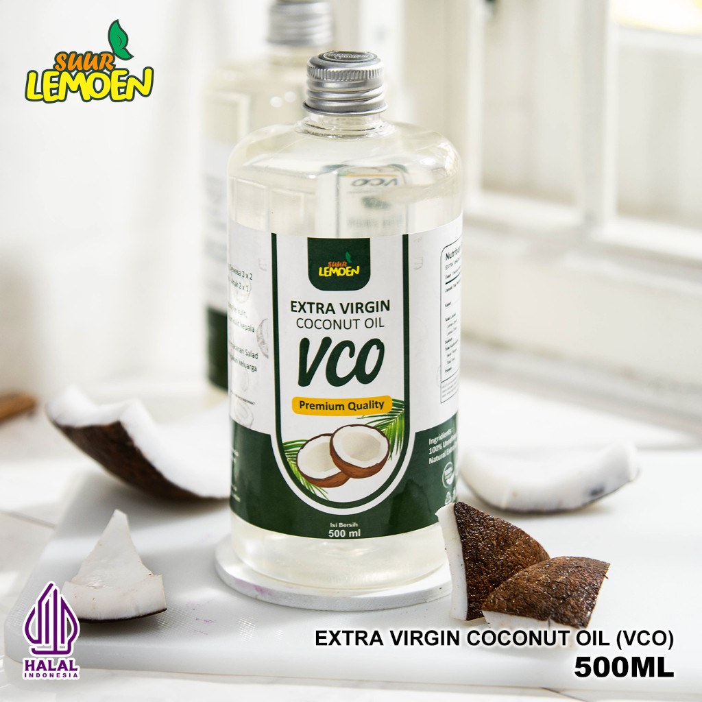 

Suur Lemoen - Extra Virgin Coconut Oil 500ml - Minyak Kelapa Murni VCO 250ml Organik Premium