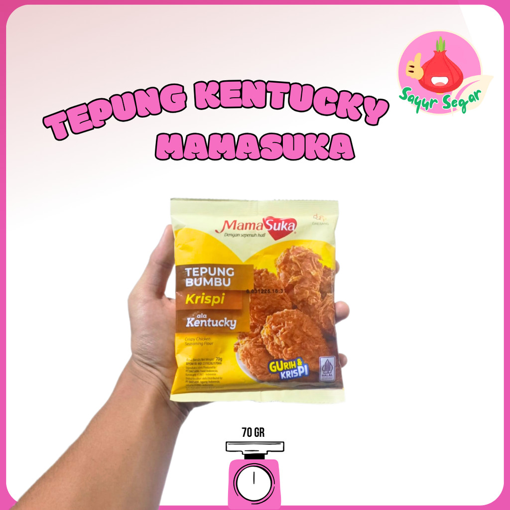 

Sayur Segar - Tepung Krispi Kentucky Mamasuka 70 gr / Crispy Flour