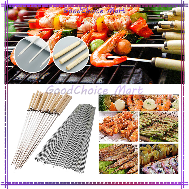 Tusuk Sate Stainless Anti Karat/Alat Tusuk Sate BBQ Stainless Steel