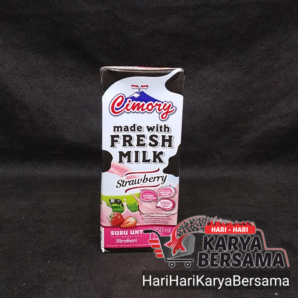 

MINUMAN SUSU UHT CIMORY FRESH MILK STRAWBERRY 250ML