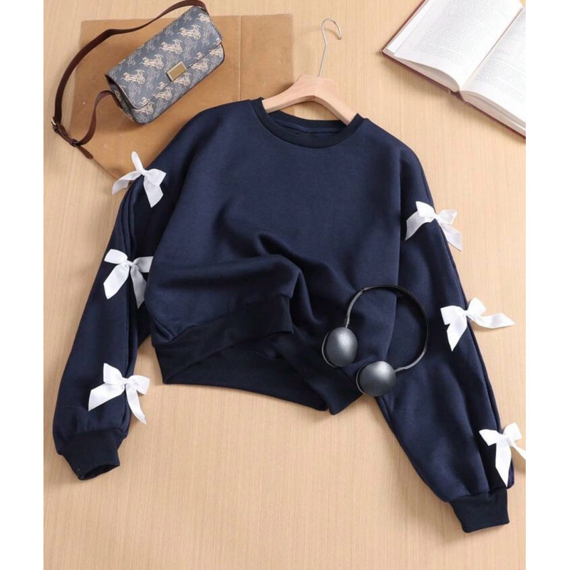 SWEATER TOP KOREA / SWEATER CROP / QUINSI SWEATER