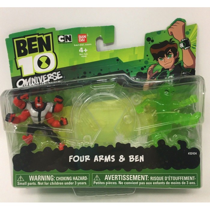 Mainan Action Figure Ben 10 Omniverse Four Arms & Ben ORI BANDAI