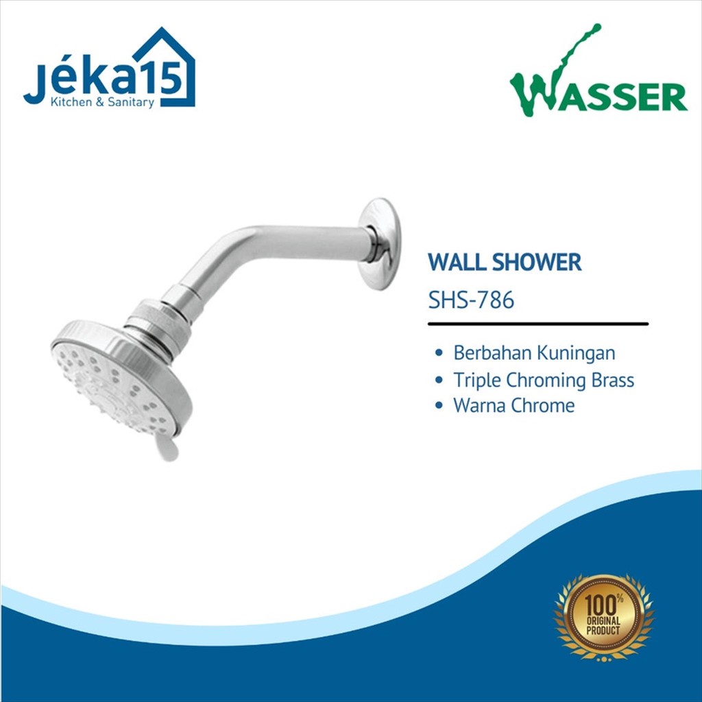 WALL SHOWER WASSER/HEAD SHOWER SET/SHOWER TEMBOK/SHS-786