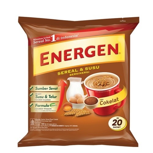 

New Item ENERGEN COKELAT ISI 20S 680G
